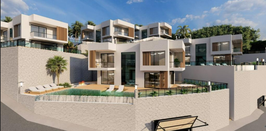 3+1 Villa  i Avsallar, Antalya, Tyrkiet Nr. 82172