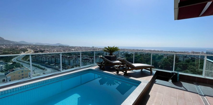 3+1 Penthouse  i Alanya, Antalya, Tyrkiet Nr. 81196