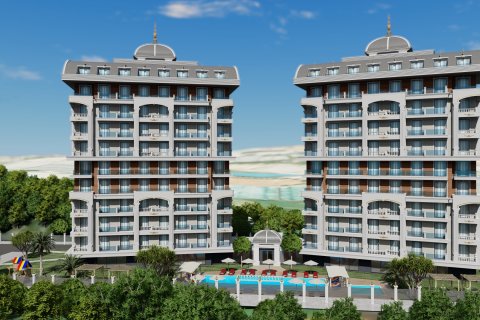 2+1 Penthouse  i Turkler, Alanya, Antalya, Tyrkiet Nr. 80367 - 1