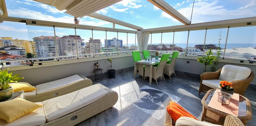 3+1 Penthouse  i Tosmur, Alanya, Antalya, Tyrkiet Nr. 81342