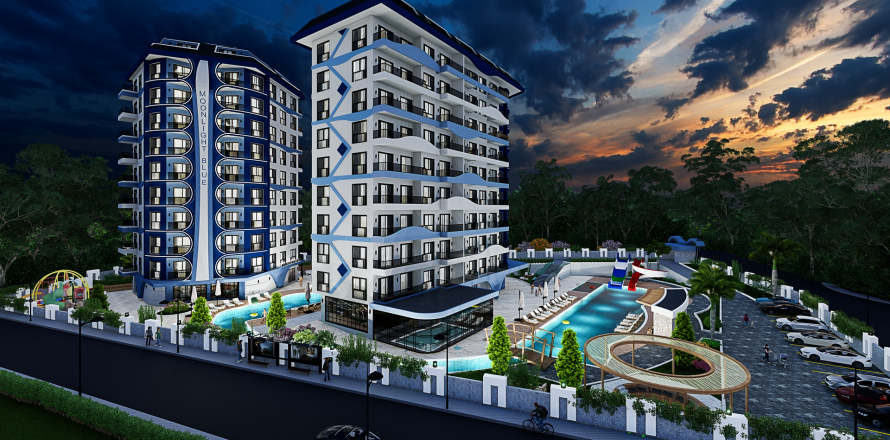 2+1 Penthouse i Moonlight Blue Residence, Avsallar, Antalya, Tyrkiet Nr. 84617