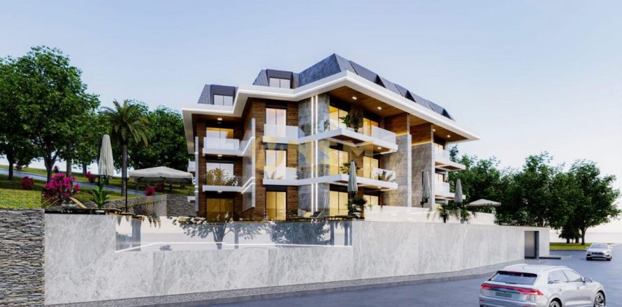 2+1 Lejlighed  i Alanya, Antalya, Tyrkiet Nr. 83975