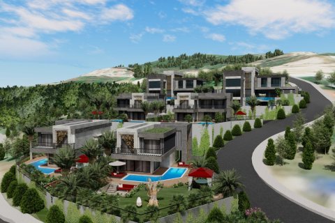 4+1 Villa  i Kargicak, Alanya, Antalya, Tyrkiet Nr. 83238 - 4