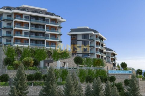 1+1 Lejlighed  i Alanya, Antalya, Tyrkiet Nr. 83856 - 1