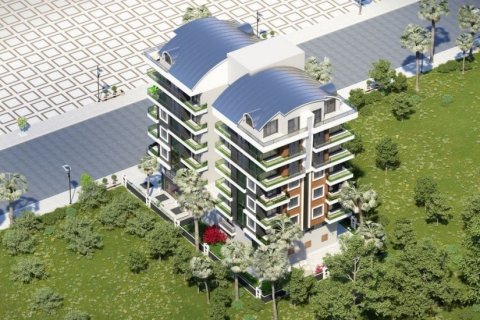 1+1 Lejlighed  i Alanya, Antalya, Tyrkiet Nr. 41988 - 3
