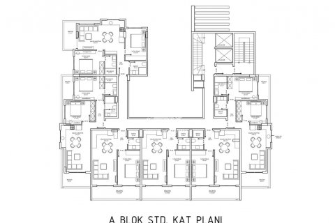 1+1 Lejlighed  i Alanya, Antalya, Tyrkiet Nr. 82842 - 22