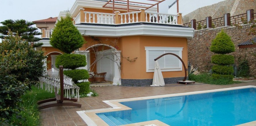 4+1 Villa  i Alanya, Antalya, Tyrkiet Nr. 79760