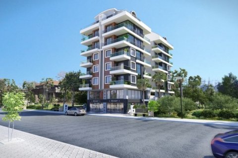 1+1 Lejlighed  i Alanya, Antalya, Tyrkiet Nr. 41988 - 1