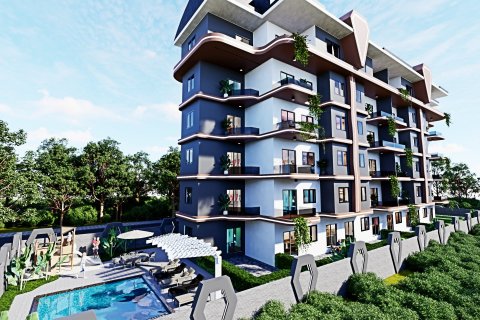 1+1 Penthouse  i Gazipasa, Antalya, Tyrkiet Nr. 80023 - 3