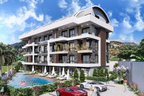 1+1 Lejlighed  i Alanya, Antalya, Tyrkiet Nr. 83945 - 1