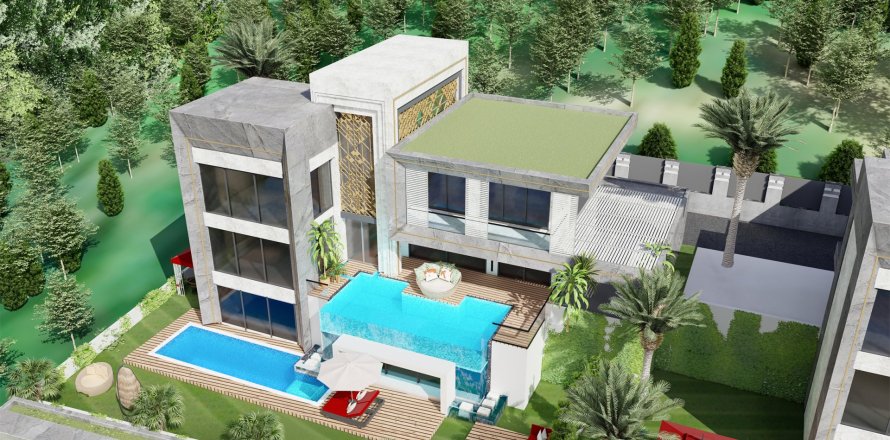 4+1 Villa  i Kargicak, Alanya, Antalya, Tyrkiet Nr. 86060