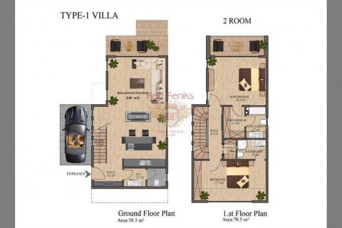 2+1 Villa  i Girne,  Nr. 85709 - 20