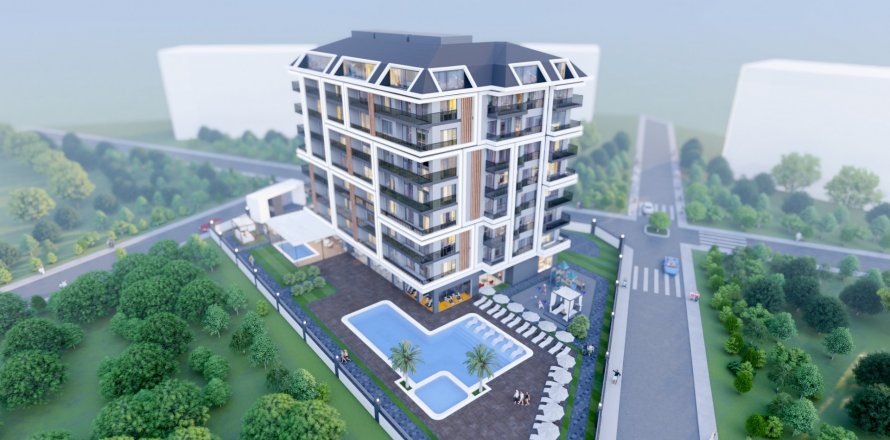 3+1 Penthouse  i Avsallar, Antalya, Tyrkiet Nr. 86040