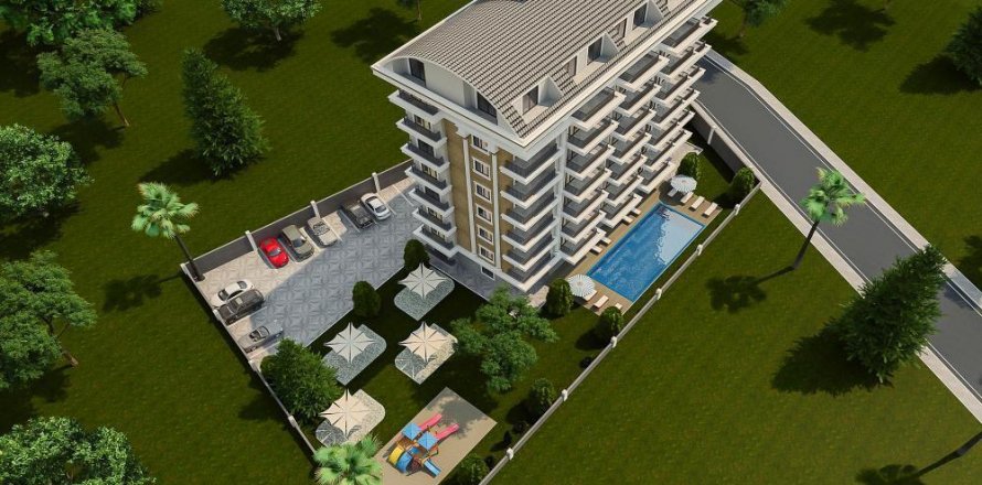 1+1 Lejlighed  i Avsallar, Antalya, Tyrkiet Nr. 86044