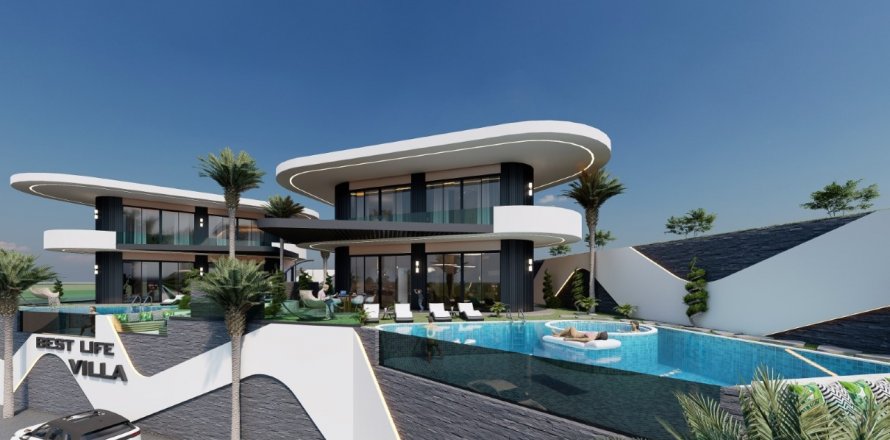 3+1 Villa  in Kargicak, Alanya, Antalya, Türkei Nr. 29387