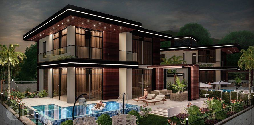 4+1 Villa  in Alanya, Antalya, Türkei Nr. 32103