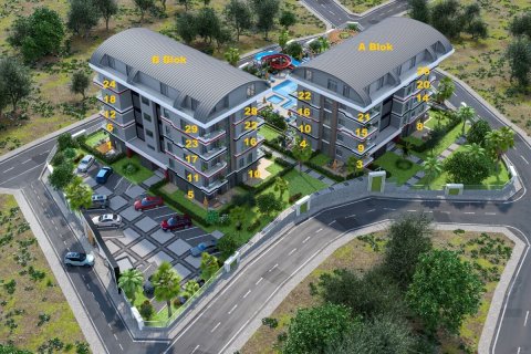 Bauprojekt  in Kargicak, Alanya, Antalya, Türkei Nr. 34849 - 11