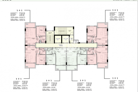 1+1 Wohnung  in Avsallar, Antalya, Türkei Nr. 48742 - 26