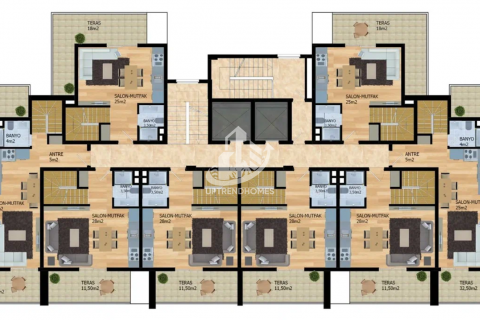 1+1 Wohnung  in Avsallar, Antalya, Türkei Nr. 47546 - 18