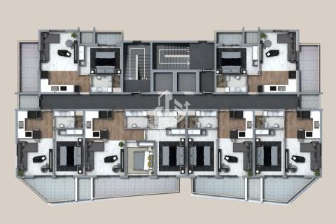 1+1 Wohnung  in Avsallar, Antalya, Türkei Nr. 47548 - 23