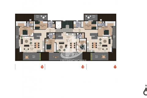 4+1 Wohnung  in Oba, Antalya, Türkei Nr. 29600 - 15