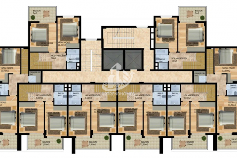 1+1 Wohnung  in Avsallar, Antalya, Türkei Nr. 47546 - 16