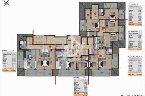 1+1 Wohnung  in Avsallar, Antalya, Türkei Nr. 49978 - 24