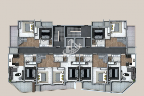 1+1 Wohnung  in Avsallar, Antalya, Türkei Nr. 47548 - 24