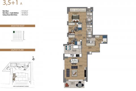 4+1 Wohnung in Vera Yaşam project, Istanbul, Türkei Nr. 49958 - 1