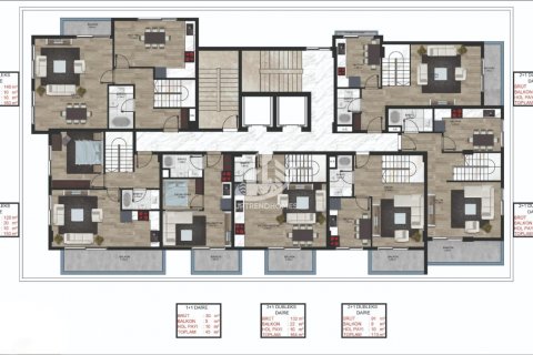 1+1 Wohnung  in Mahmutlar, Antalya, Türkei Nr. 45923 - 2