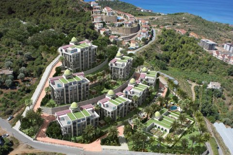 1+0 Wohnung in A residential complex with a unique infrastructure, located in a picturesque area of Kargicak, Alanya, Antalya, Türkei Nr. 49717 - 12