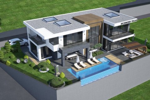 4+1 Villa in RICHMOND VILLAS: роскошные виллы с собственным бассейном и гаражом, Kargicak, Alanya, Antalya, Türkei Nr. 52081 - 8