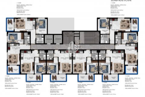 1+1 Wohnung  in Avsallar, Antalya, Türkei Nr. 54200 - 16