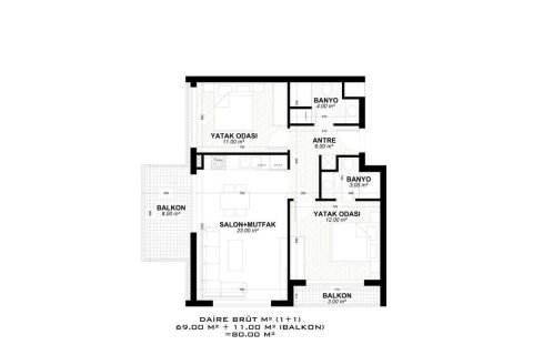 1+1 Wohnung  in Antalya, Türkei Nr. 53587 - 11