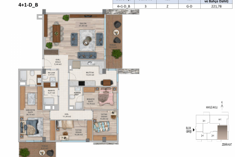 4+1 Wohnung  in Istanbul, Türkei Nr. 53785 - 27