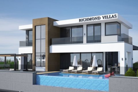 3+1 Villa in RICHMOND VILLAS: роскошные виллы с собственным бассейном и гаражом, Kargicak, Alanya, Antalya, Türkei Nr. 52087 - 12