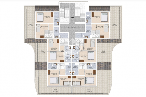 1+1 Wohnung  in Mahmutlar, Antalya, Türkei Nr. 43196 - 23