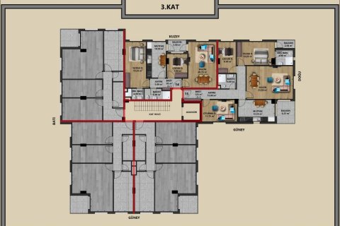 2+1 Wohnung  in Antalya, Türkei Nr. 53610 - 3