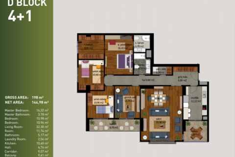 4+1 Wohnung  in Istanbul, Türkei Nr. 53200 - 23