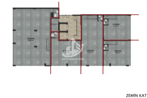 1+1 Wohnung  in Oba, Antalya, Türkei Nr. 47018 - 20