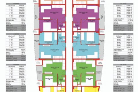 1+1 Wohnung  in Alanya, Antalya, Türkei Nr. 51497 - 23