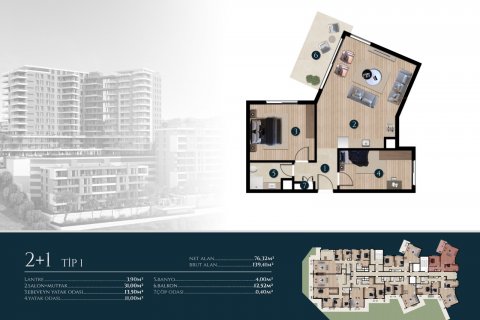 2+1 Wohnung  in Izmir, Türkei Nr. 52434 - 27