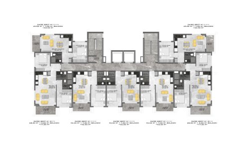 1+1 Wohnung  in Alanya, Antalya, Türkei Nr. 52296 - 22