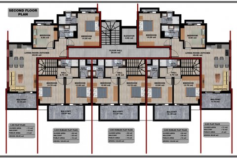 1+1 Wohnung  in Tosmur, Alanya, Antalya, Türkei Nr. 52524 - 19