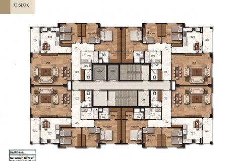 3+1 Wohnung  in Fatih, Istanbul, Türkei Nr. 51400 - 25