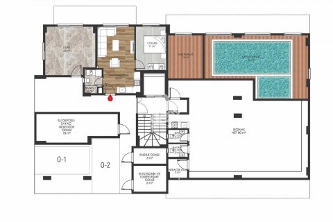 1+1 Wohnung  in Oba, Antalya, Türkei Nr. 51696 - 21