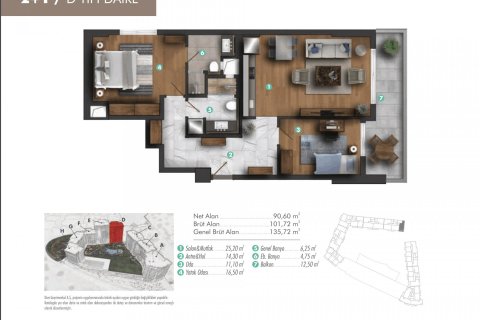 2+1 Wohnung  in Izmir, Türkei Nr. 52404 - 23