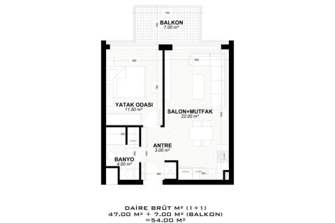 1+1 Wohnung  in Antalya, Türkei Nr. 53587 - 10