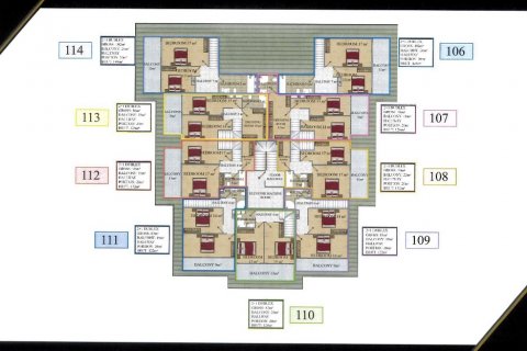 1+1 Wohnung  in Alanya, Antalya, Türkei Nr. 51455 - 24