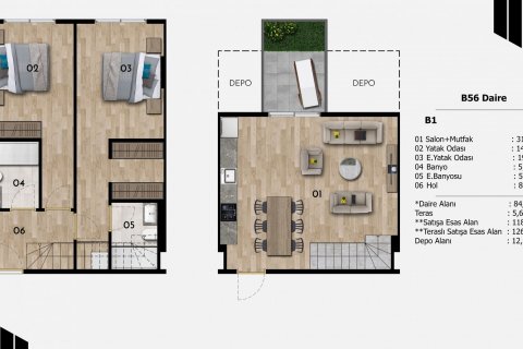 2+1 Wohnung  in Sisli, Istanbul, Türkei Nr. 51460 - 20